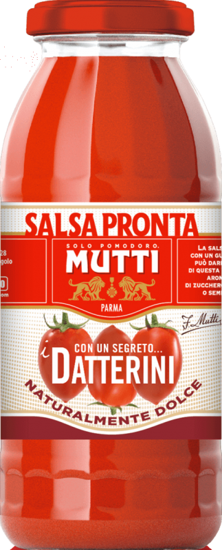 MUTTI VETRO SALSA PRONTA DATTERINI 300 GR