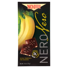 NOVI NERO CIOCCOLATO FONDENTE 70% CON BANANA 75 GR