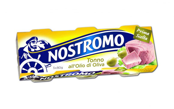 NOSTROMO TONNO ALL'OLIO DI OLIVA 80 GR X3