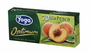 YOGA OPTIMUM MINI BRIK SUCCO PESCA 200 ML X3