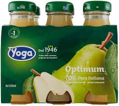 YOGA OPTIMUM VETRO SUCCO PERA 125 ML X6