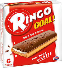 PAVESI RINGO GOAL CON CREMA AL LATTE X6 168 GR