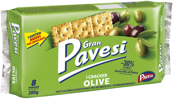 PAVESI CRACKER OLIVE X8 280 GR