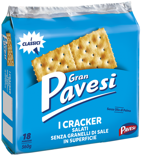 PAVESI CRACKER SENZA SALE 560 GR