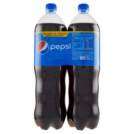 PEPSI COLA PET BIPACK 1,5 LT X2