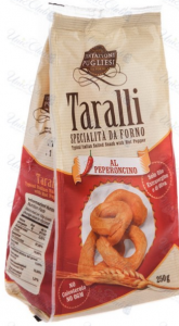 TENTAZIONI PUGLIESI TARALLI AL PEPERONCINO 250 GR