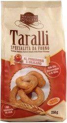 TENTAZIONI PUGLIESI TARALLI AL POMODORO E ORIGANO 250 GR