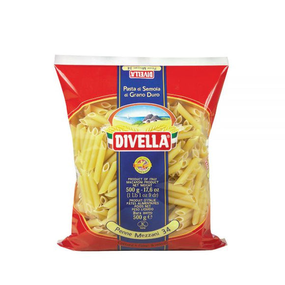 DIVELLA PENNE MEZZANI N34 500 GR