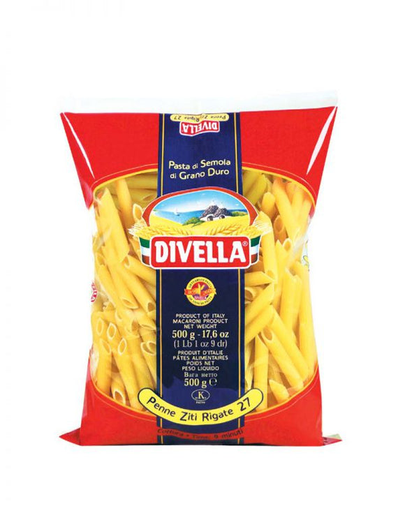 DIVELLA PENNE ZITI RIGATE N27 500 GR