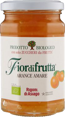 RIGONI DI ASIAGO CONFETTURA FIOR DI FRUTTA ARANCE AMARE BIOLOGICO 250 GR