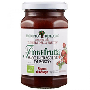 RIGONI DI ASIAGO CONFETTURA FIOR DI FRUTTA FRAGOLE E FRAGOLINE DI BOSCO BIOLOGICO 250 GR