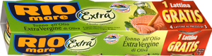 RIO MARE TONNO ALL'OLIO EXTRA VERGINE DI OLIVA 80 GR X3 +1 LATTINA GRATIS