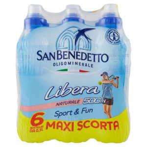 SAN BENEDETTO PET ACQUA NATURALE LIBERA 500 ML X6