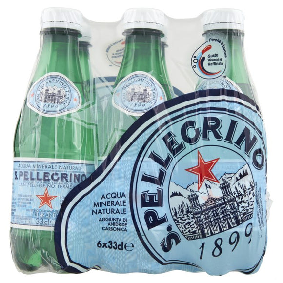 SAN PELLEGRINO PET ACQUA FRIZZANTE 330 ML X6