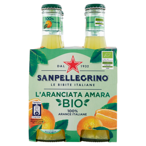 SAN PELLEGRINO VETRO ARANCIATA AMARA BIO 20 CL X4