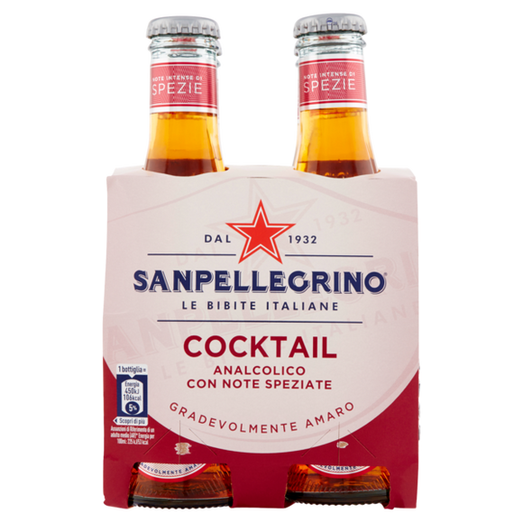 SAN PELLEGRINO VETRO COCKTAIL ANALCOLICO 20 CL X4