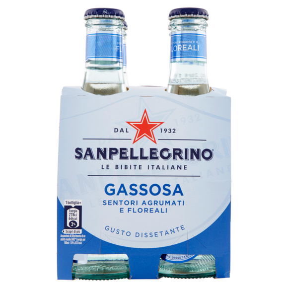 SAN PELLEGRINO VETRO GASSOSA 20 CL X4