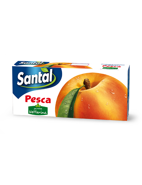 SANTAL MINI BRIK SUCCO PESCA 200 ML X3