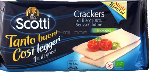 SCOTTI CRACKERS DI RISO 100% SENZA GLUTINE X8 200 GR