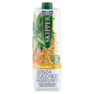 SKIPPER BRIK SUCCO ANANAS SENZA ZUCCHERI AGGIUNTI 1 LT