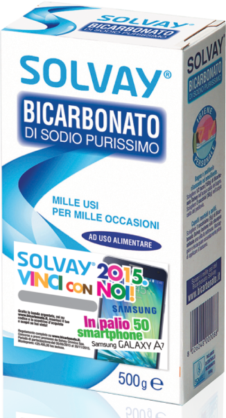 SOLVAY BISCARBONATO DI SODIO 400 GR