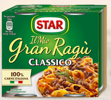 STAR GRAN RAGU' CLASSICO 180 GR X2