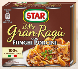 STAR GRAN RAGU' CON FUNGHI PORCINI 180 GR X2