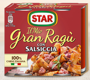 STAR GRAN RAGU' CON SALSICCIA 180 GR X2