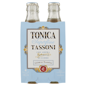 TASSONI VETRO TONICA 180 ML X4