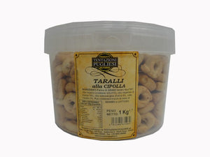 TENTAZIONI PUGLIESI SECCHIO TARALLI ALLA CIPOLLA 1 KG