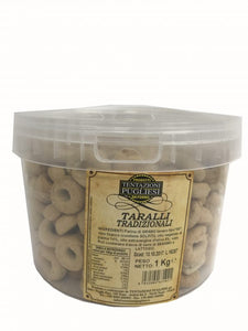 TENTAZIONI PUGLIESI SECCHIO TARALLI TRADIZIONALI 1 KG