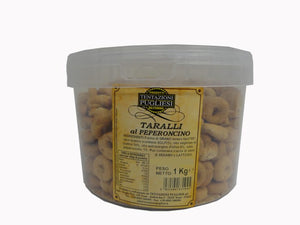 TENTAZIONI PUGLIESI SECCHIO TARALLI AL PEPERONCINO 1 KG