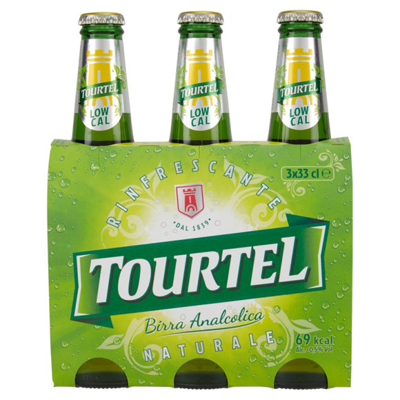 TOURTEL VETRO BIRRA 330 ML X3