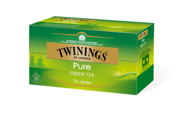 TWININGS PURE GREEN TEA X25 FILTRI 50 GR