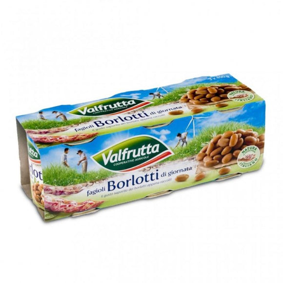 VALFRUTTA FAGIOLI BORLOTTI 400 GR X3