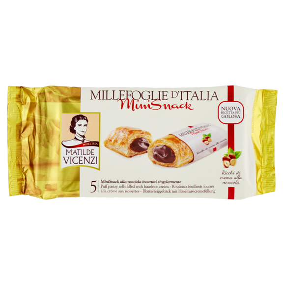 MATILDE VICENZI MINISNACK CON CREMA ALLA NOCCIOLA 125 GR