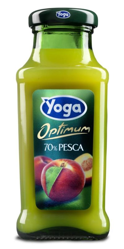 YOGA VETRO SUCCO PESCA 200 ML X24