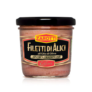 ZAROTTI FILETTI DI ALICI DI CETARA ALL'OLIO DI OLIVA 110 GR