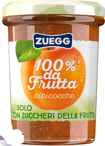 ZUEGG CONFETTURA ALBICOCCHE 100% DA FRUTTA SENZA ZUCCHERI AGGIUNTI 250 GR