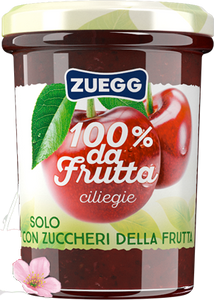 ZUEGG CONFETTURA CILIEGIE 100% DA FRUTTA SENZA ZUCCHERI AGGIUNTI 250 GR