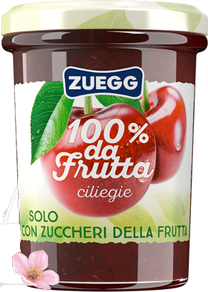 ZUEGG CONFETTURA CILIEGIE 100% DA FRUTTA SENZA ZUCCHERI AGGIUNTI 250 GR