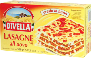 DIVELLA LASAGNE ALL'UOVO N108 500 GR