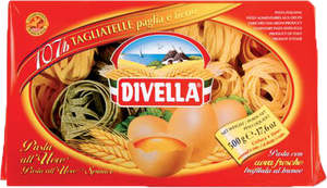 DIVELLA TAGLIATELLE PAGLIA E FIENO ALL'UOVO N107/b 500 GR