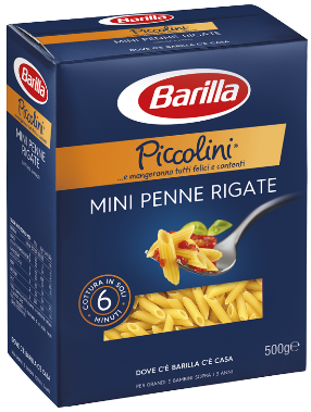 BARILLA MINI PENNE RIGATE 500 GR