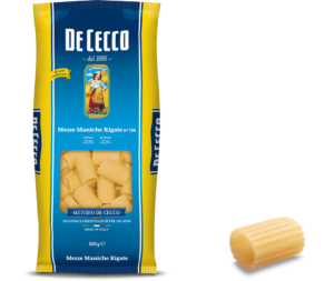 DE CECCO MEZZE MANICHE RIGATE N136 500 GR